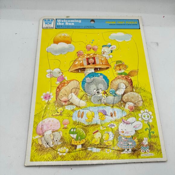 Vintage Kitschy Animal Tray Puzzles - Picture 4 of 5